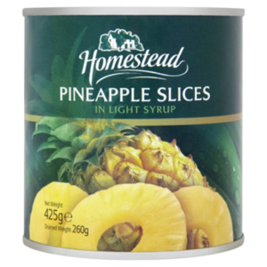 Picture of Homestead Pineapple Slices 425g x12